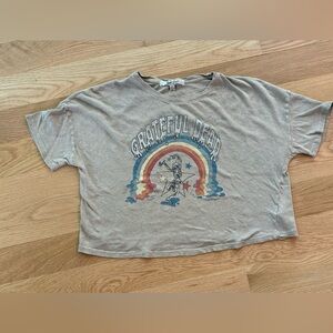 Junk Food Grateful Dead boxy cropped t-shirt Size M
